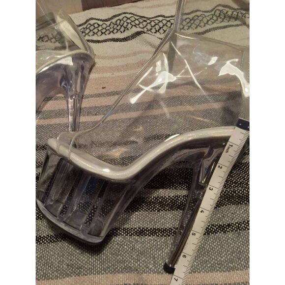 Pleasers clear knee-high - Picture 3 of 5